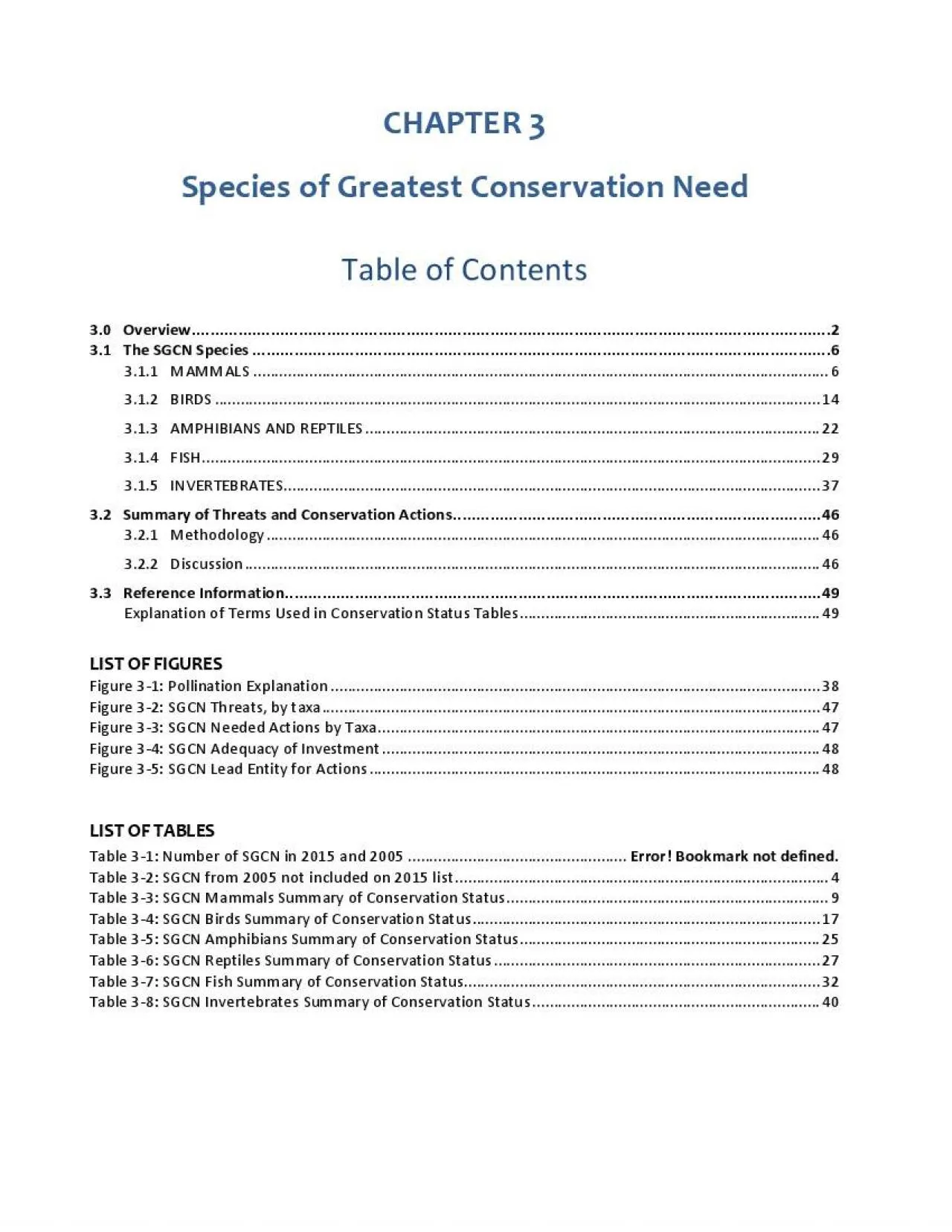 PDF-Species of Greatest Conservation Need