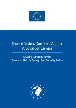 Foreword by Federica MogheriniExecutive SummaryA Global Strategy for t