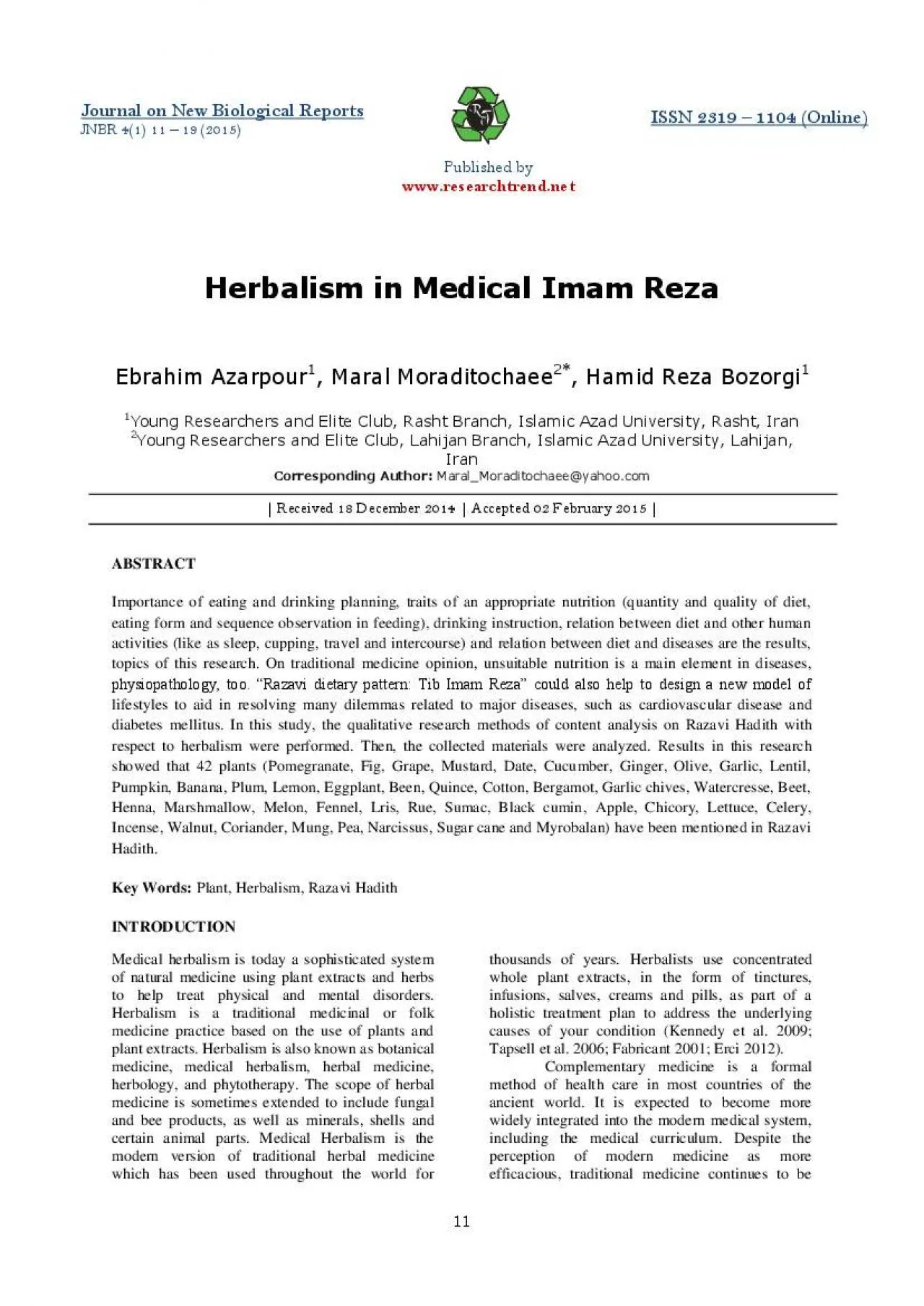 PDF-Herbalism in Medical Imam