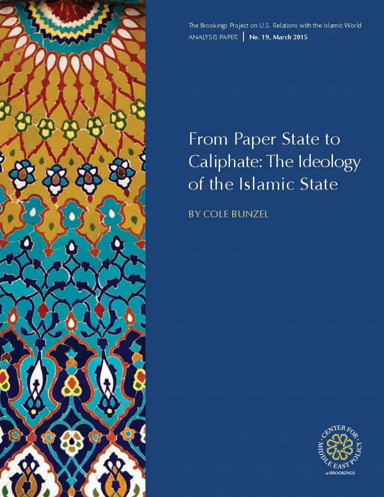 PDF-The Brookings Project on US Relations with the Islamic World NALYNo 19