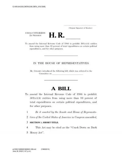 Original Signature of Member 116THCONGRESS 2DSESSION H R ll To amend