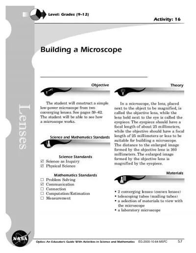 Building a Microscope