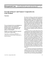 Travails of Flayers' and Tanners' Cooperatives in
