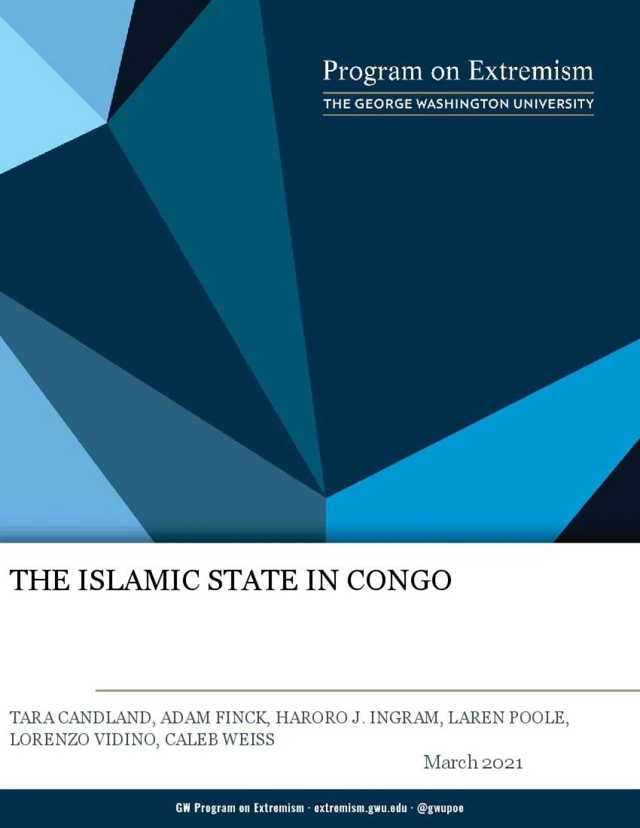 PDF-THE ISLAMIC STATE IN CONGOTARA CANDLAND ADAM FINCK HARORO J INGRAM LAR