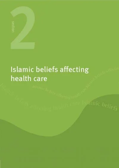 Islamic beliefs affectinghealth care