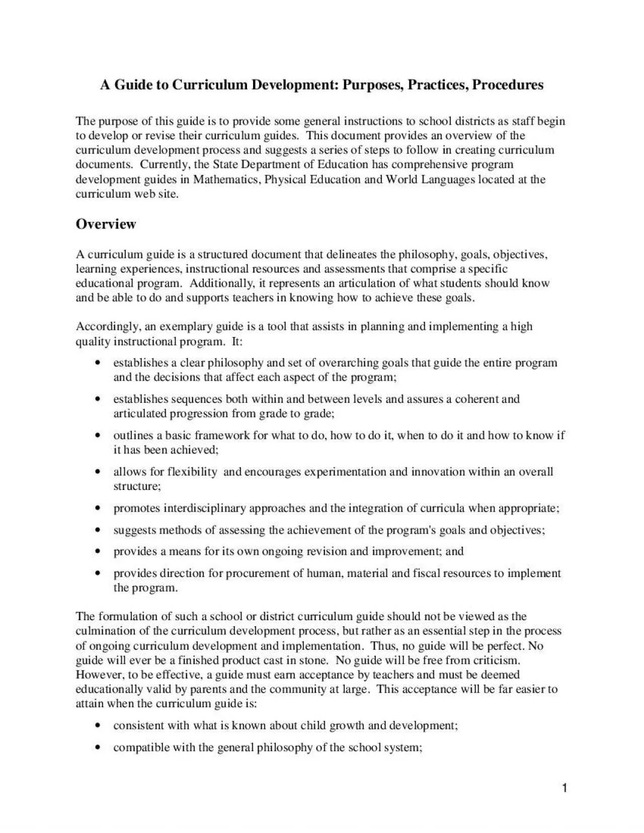 PDF-A Guide to Curriculum Development Purposes Practices Procedures