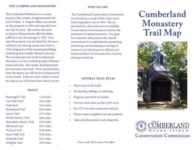 Cumberland Monastery Trail MapWHO WE ARE 31e Cumberland Conservation C