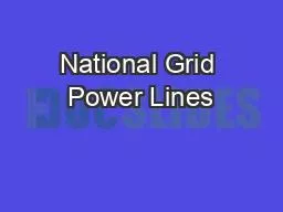 National Grid Power Lines