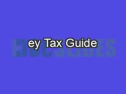 ey Tax Guide