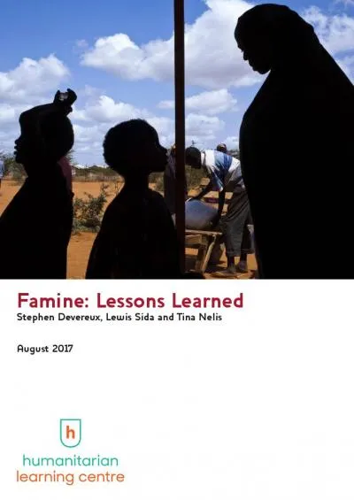 Famine Lessons Learned