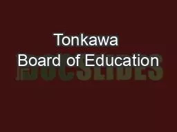 Tonkawa Board of Education