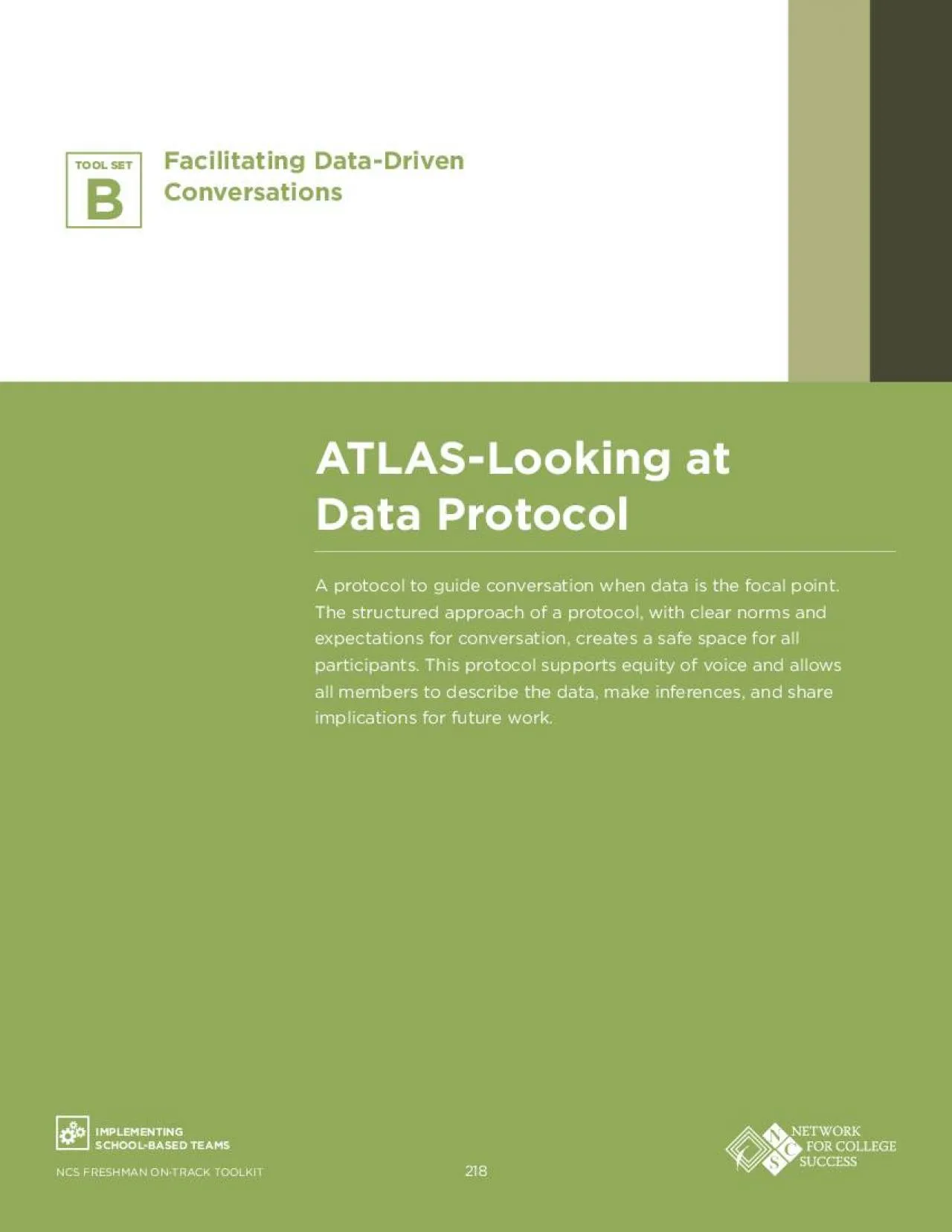 PDF-ATLASLooking at Data Protocol A protocol to guide conversation