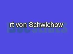 rt von Schwichow
