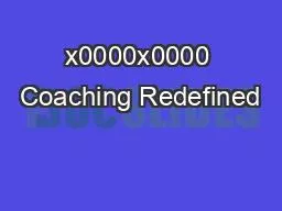 x0000x0000 Coaching Redefined