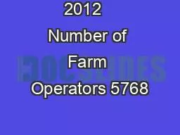 PDF-2012 Number of Farm Operators 5768