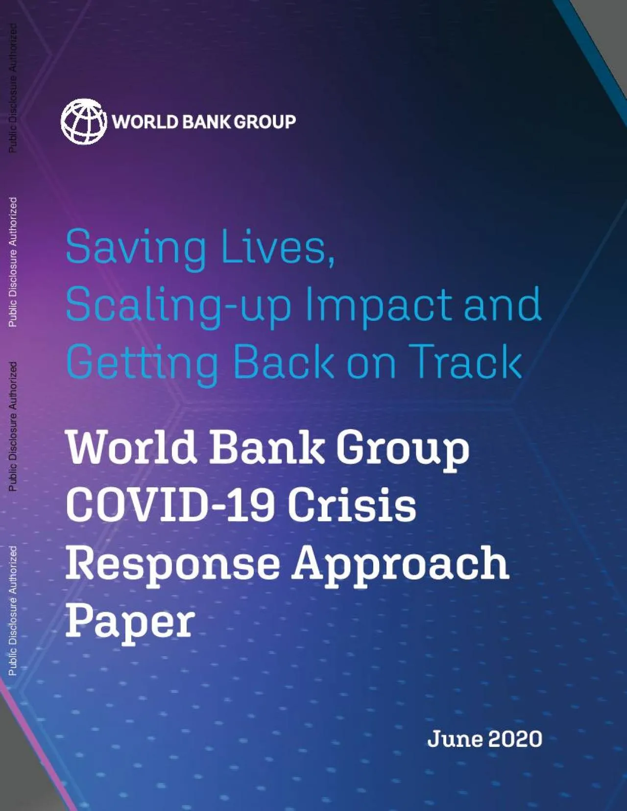 PDF-June 2020World Bank Group COVID19 Crisis Response Approach PaperSavin