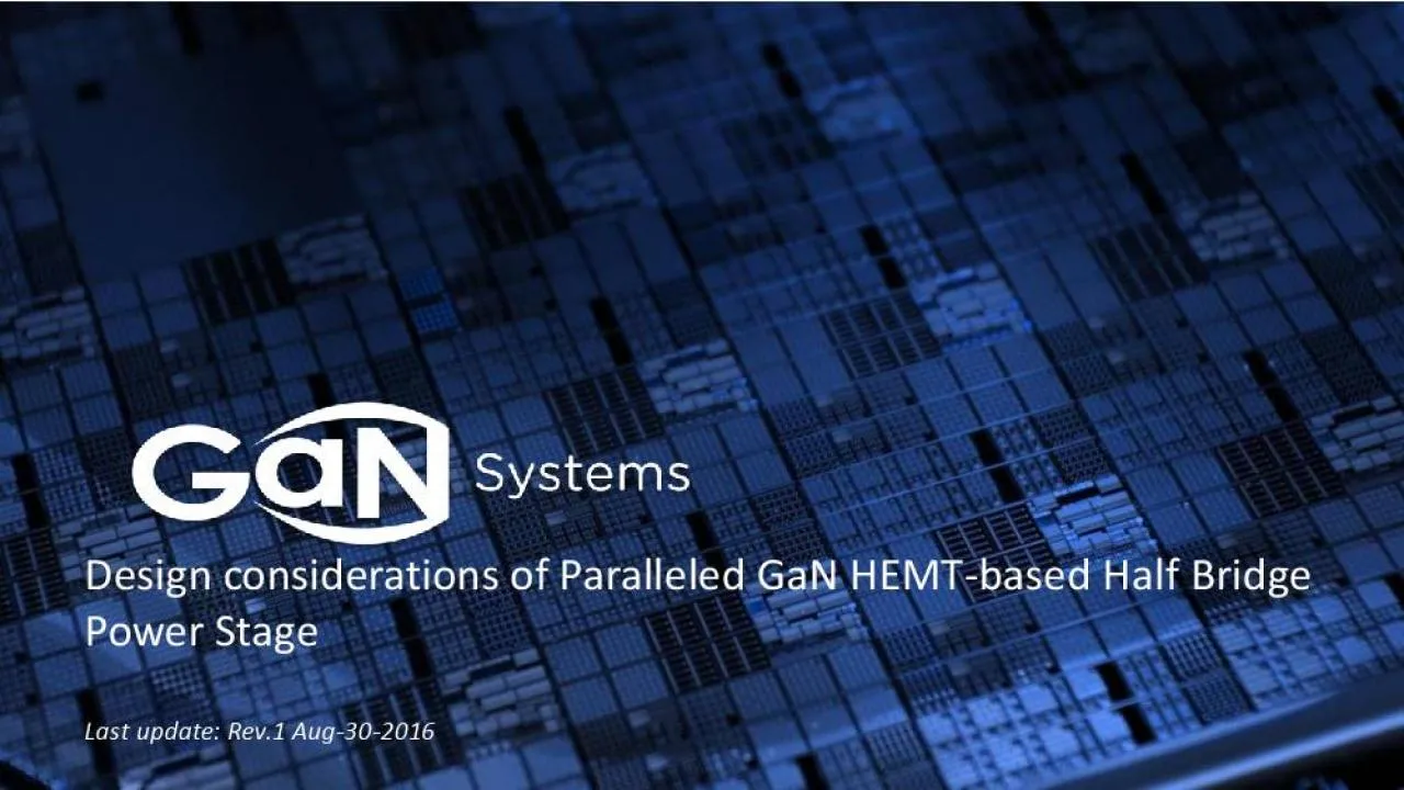 PDF-GaN Systems