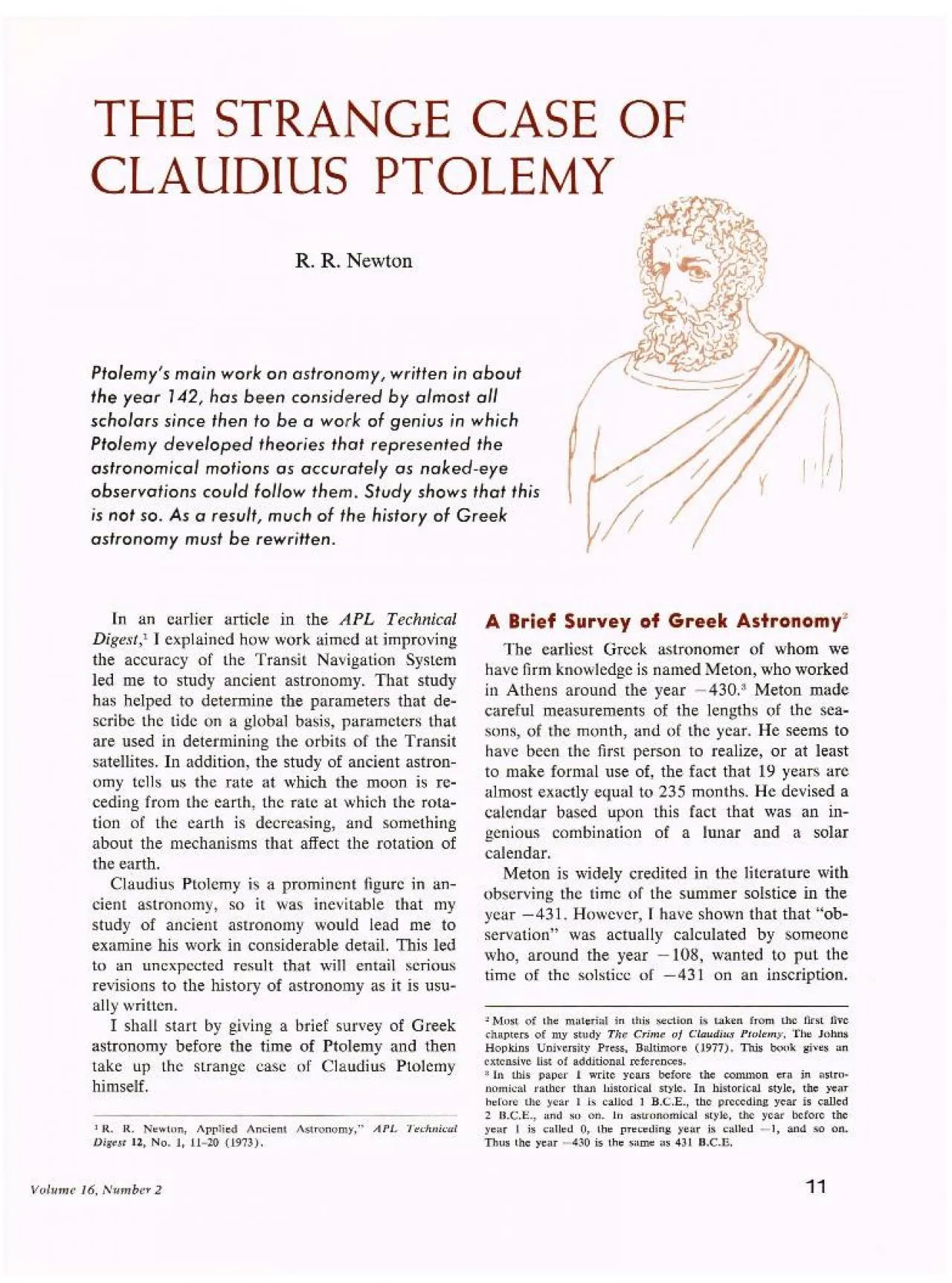 PDF-The errors in Ptolemys planetary theories are comparable with the accu