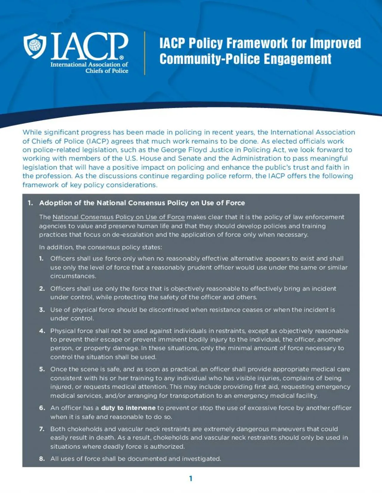 PDF-IACP Policy Framework for Improved CommunityPolice Engagement