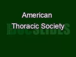 American Thoracic Society