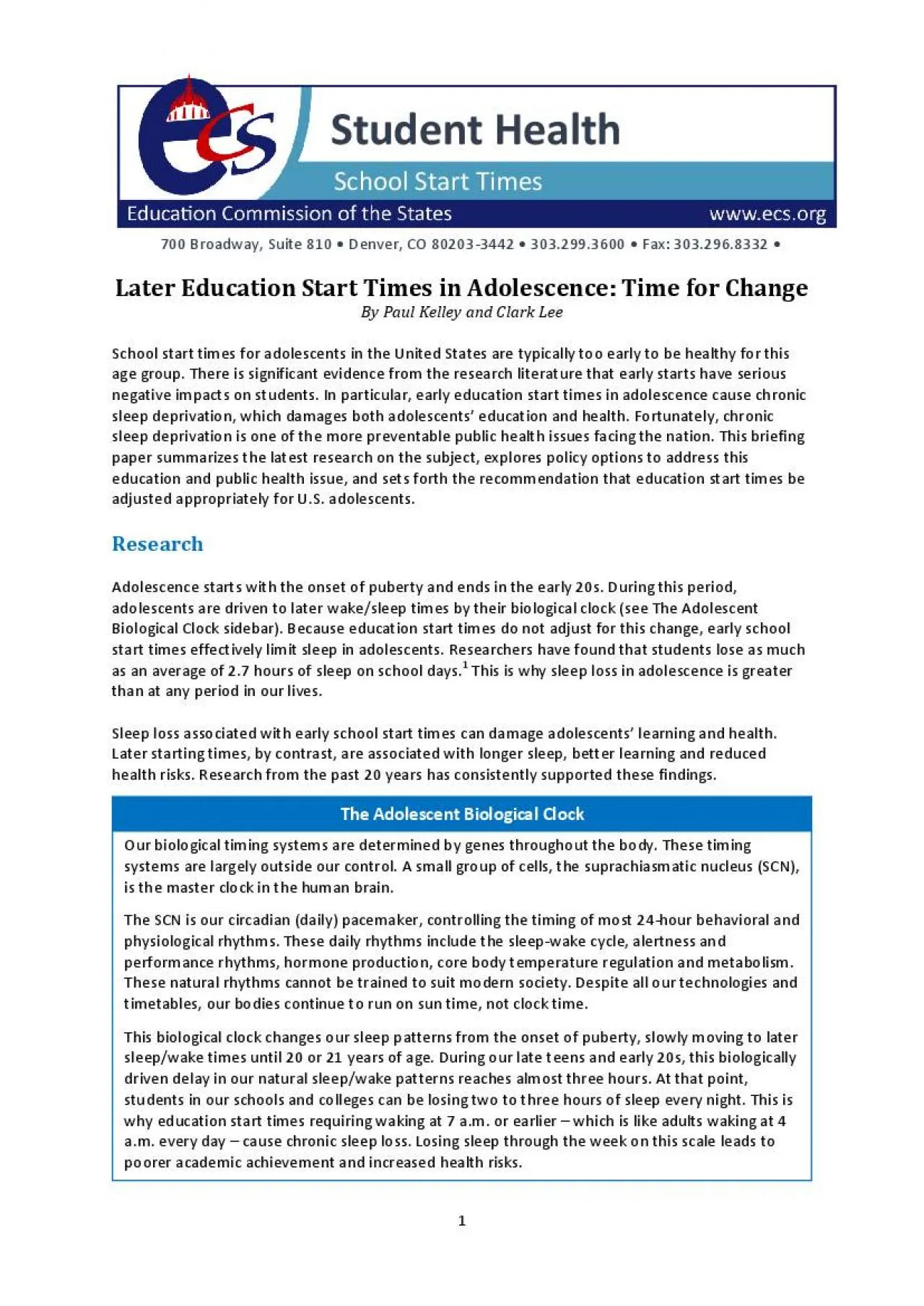 PDF-Education Start Times