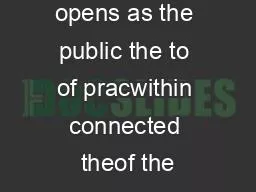 1063this opens as the public the to of pracwithin connected theof the