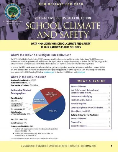 US Department of Education Ofx00660069ce for Civil Rights