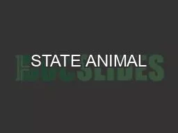 STATE ANIMAL