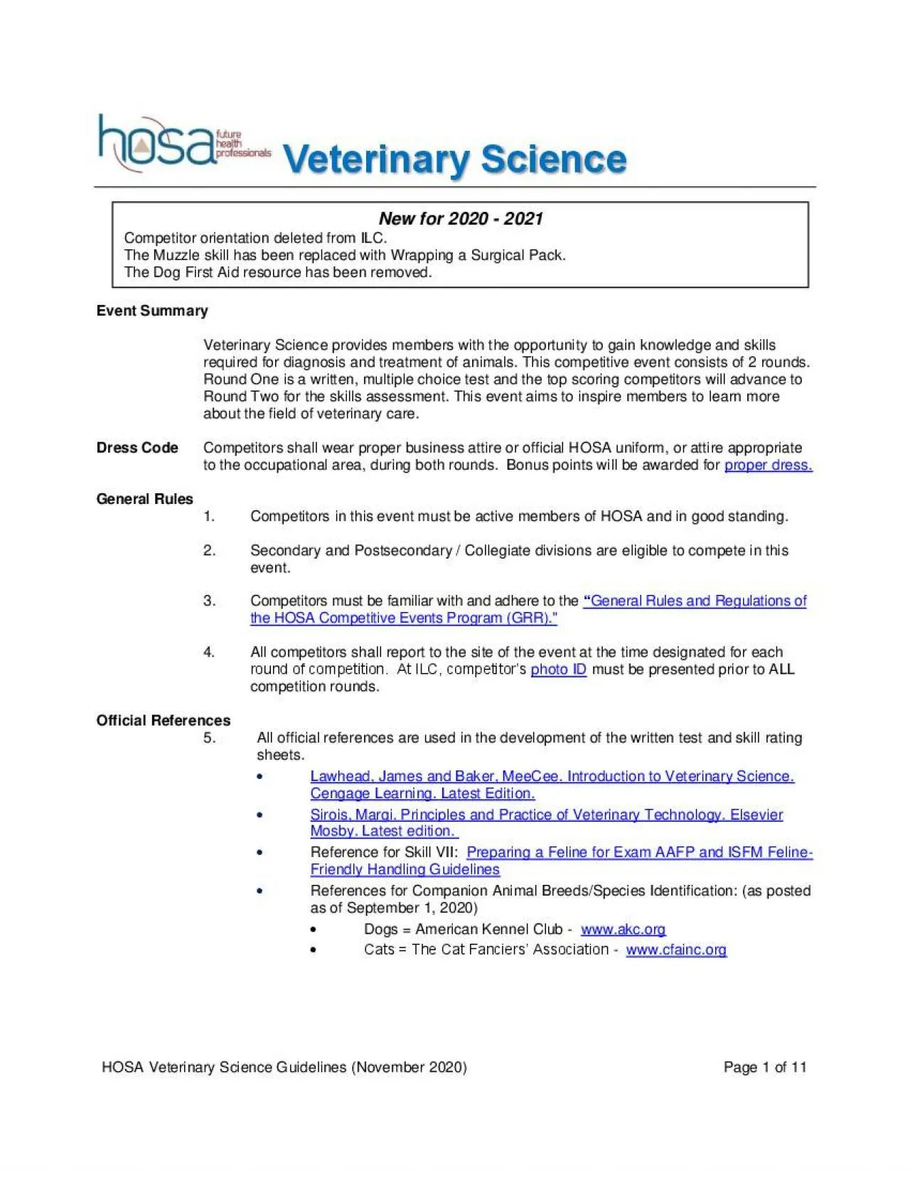 PDF-HOSA Veterinary Science