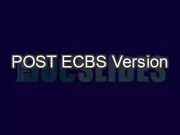 PDF-POST ECBS Version