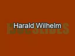 Harald Wilhelm