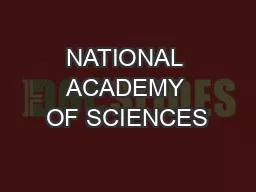 NATIONAL ACADEMY OF SCIENCES