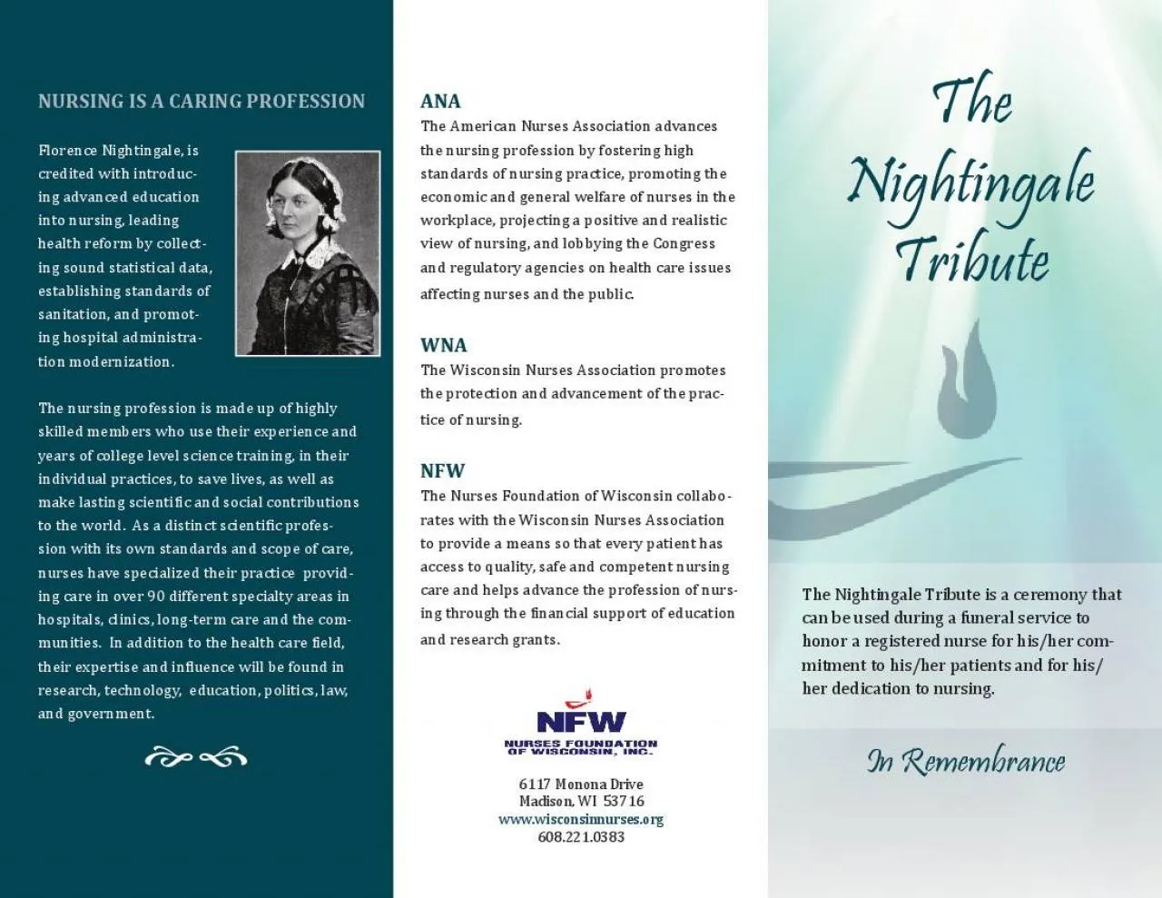 PDF-NURSING IS A CARING PROFESSIONFlorence Nightingale is credited with in