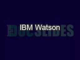 IBM Watson