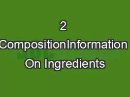 PDF-2 CompositionInformation On Ingredients