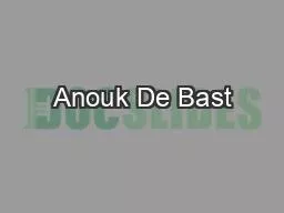 PDF-Anouk De Bast