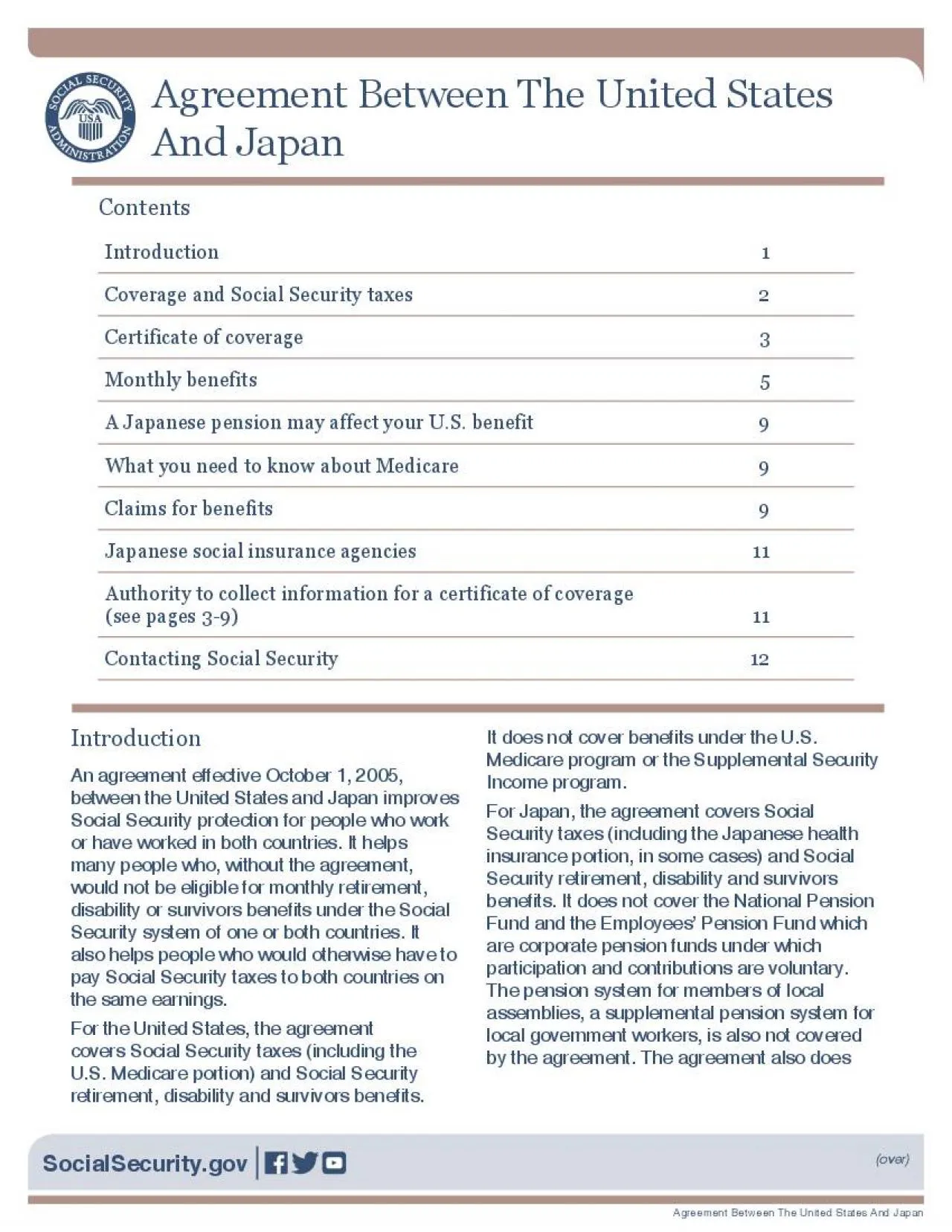 PDF-Agreement Between The United States And Japan