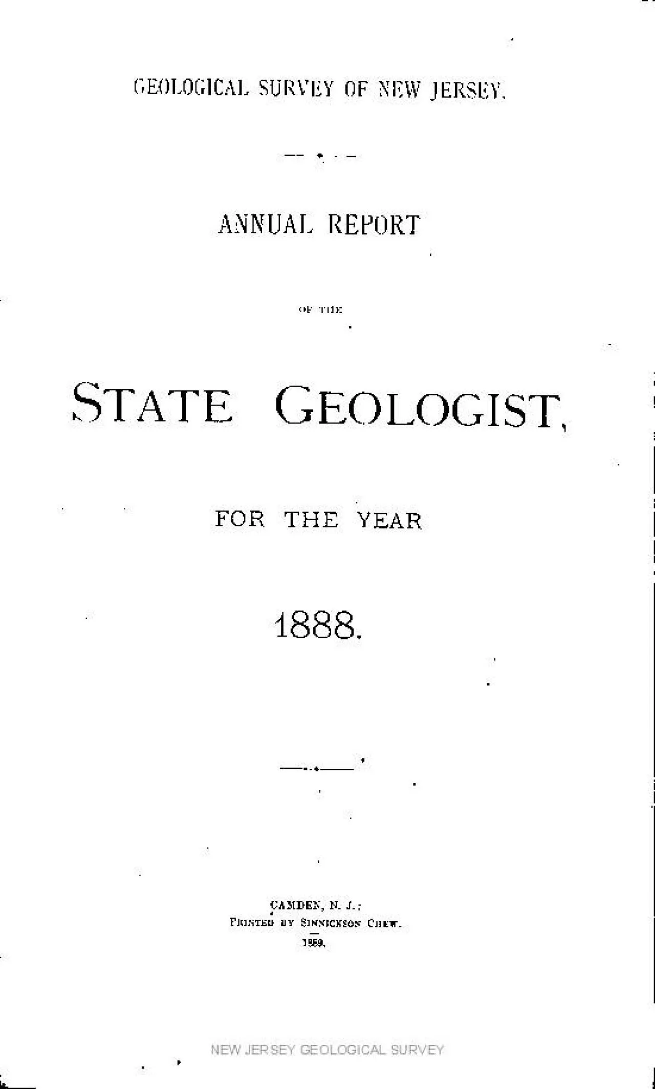 PDF-EOLOGICAIJSURVEYOFNEWJERSEYANNUALREPORT01lifeSTATEGEOLOGISTFORTHEYEARt