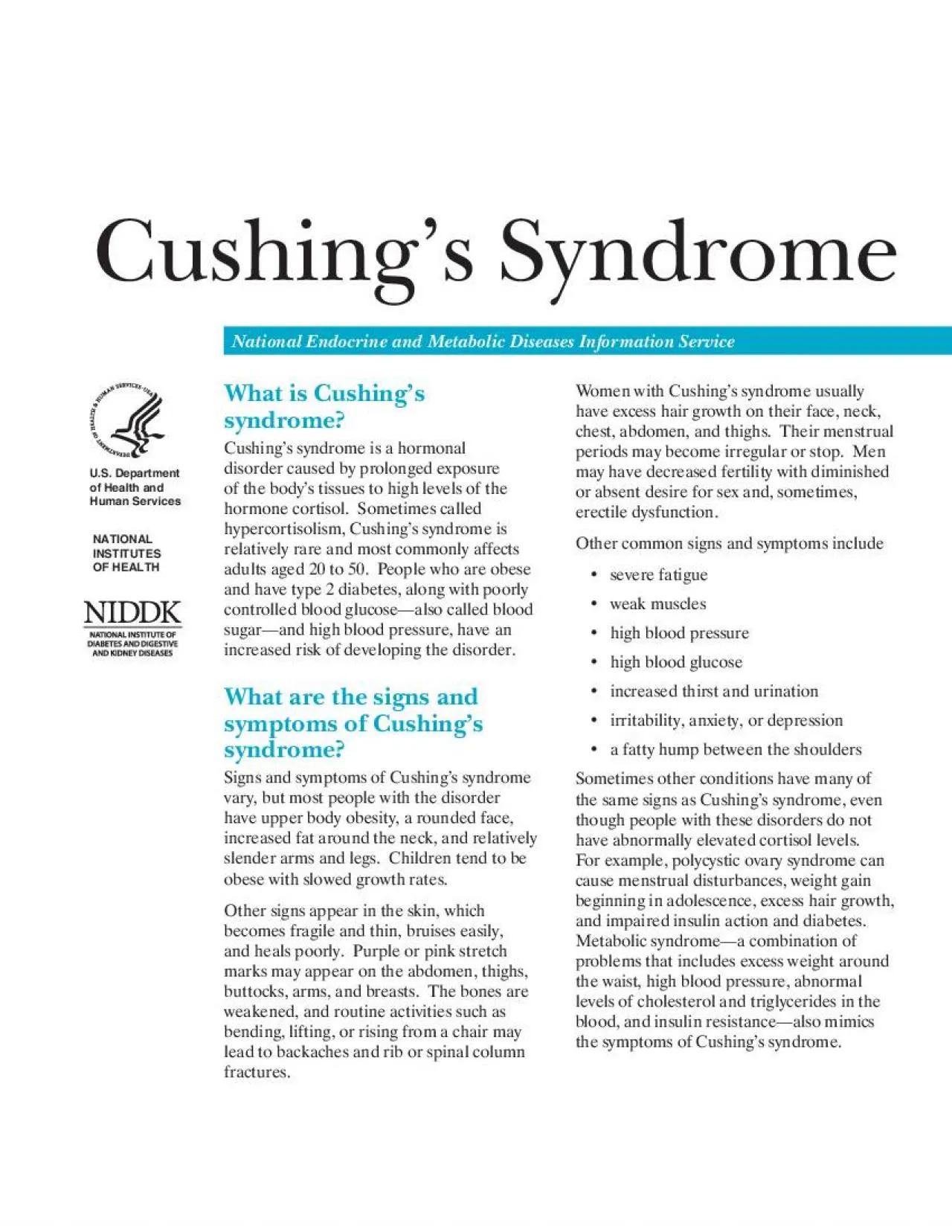 PDF-Cushings Syndrome