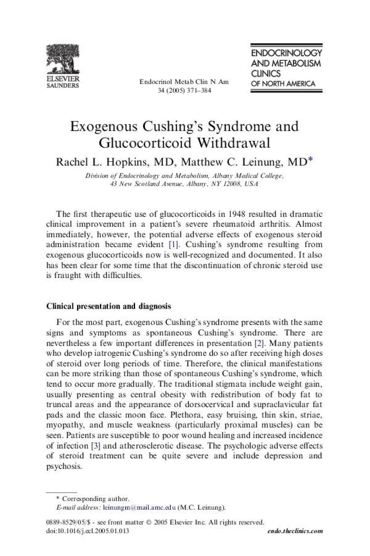 PDF-ExogenousCushingsSyndromeandGlucocorticoidWithdrawalRachelLHopkinsMDMa