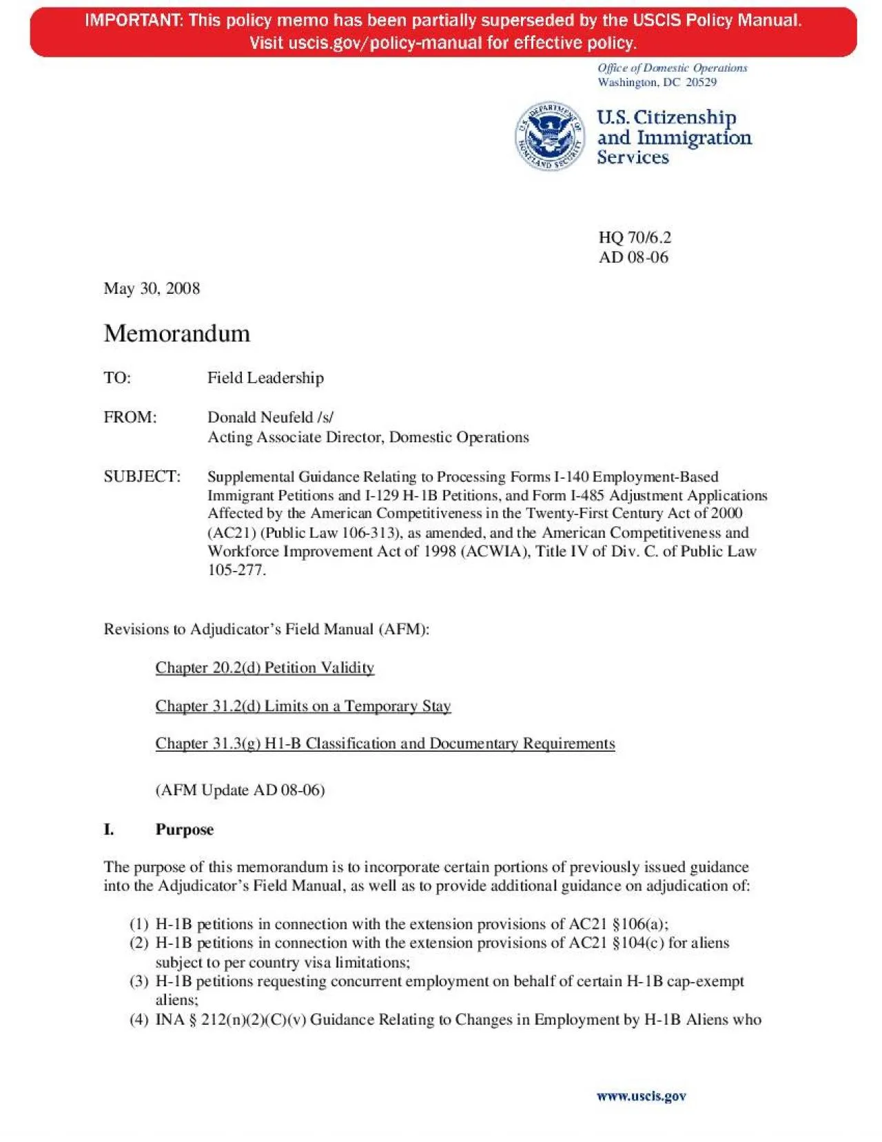 PDF-US Citizenship and Immigration Services Office of Domestic Operations