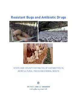 Resistant Bugs and Antibiotic Drugs       STATE AND COUNTY ESTIMATES O