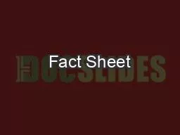 PDF-Fact Sheet