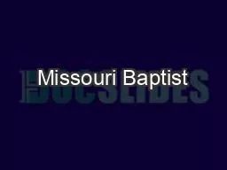 Missouri Baptist