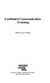 Facilitated CommunicationTrainingRosemary Crossley
