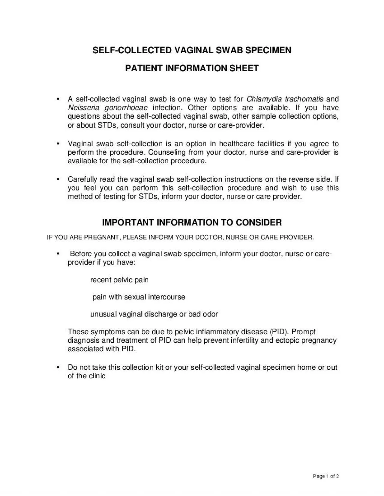 PDF-Instructions for Obtaining PatientCollected Aptima Vaginal Swab Speci