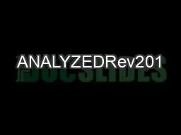 ANALYZEDRev201
