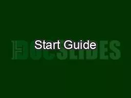 PDF-Start Guide