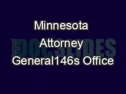 Minnesota Attorney General146s Office
