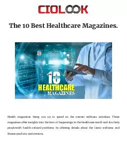 The 10 Best Healthcare Magazines | Global healthcare magazines